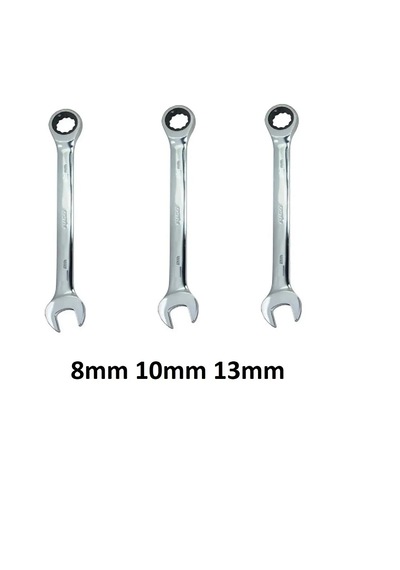 Ht- Rico Düz Kombine Cırcır Anahtar 8-10-13mm