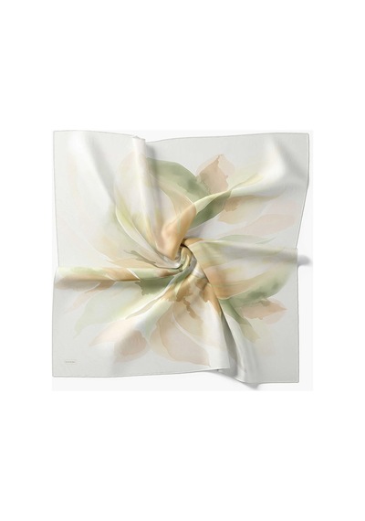 Silk Home %100 Twill İpek Eşarp S545 Yeşil