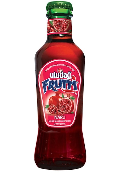 Uludağ Frutti Nar Aromalı Maden Suyu 200 Ml X 24 Adet