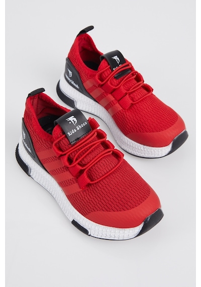 Tonny Black Tbqnt Unisex Çocuk Spor Ayakkabı Kırmızı