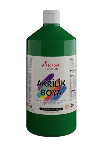 Yeşil Akrilik Boya 1000 Gr 0000 Clear