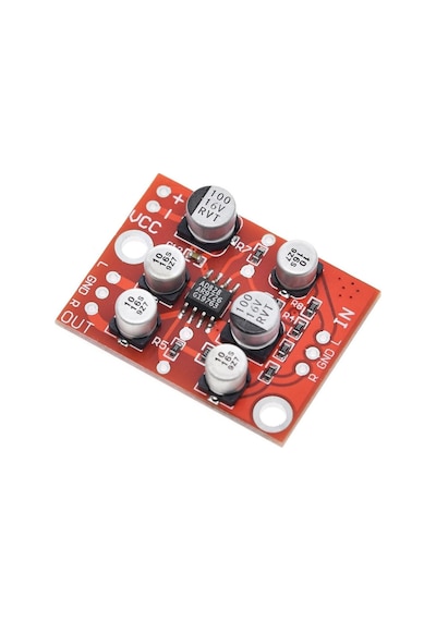 Ad828 Preamp Modül Ses Yükseltici Amfi Stereo Mikrofon Gitar Enstrüman Ses Video Sinyal Ön