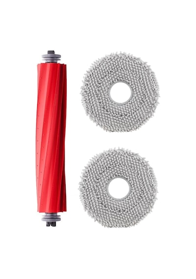 Roborock Qrevo Pro Uyumlu 1 Adet Ana Fırça 2 Adet Mop Fiber Paspas