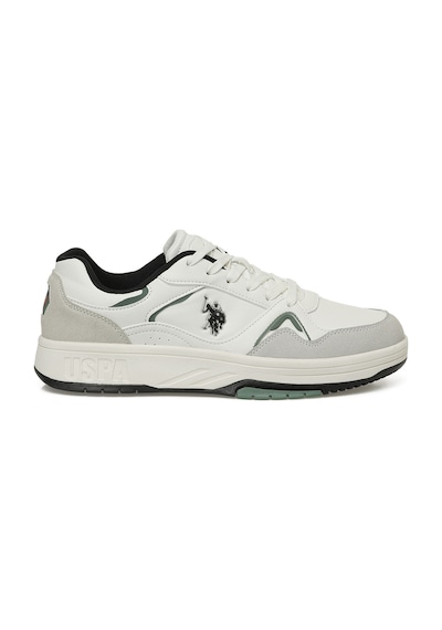 U.S. Polo Assn. U.s. Polo Assn. Wızard 5pr Beyaz Erkek Sneaker 000000000102021304 Beyaz-yesıl