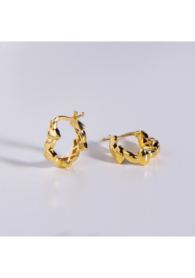 14 Ayar İtalyan Zigzak Altın Küpe 2,5 Gr-6092