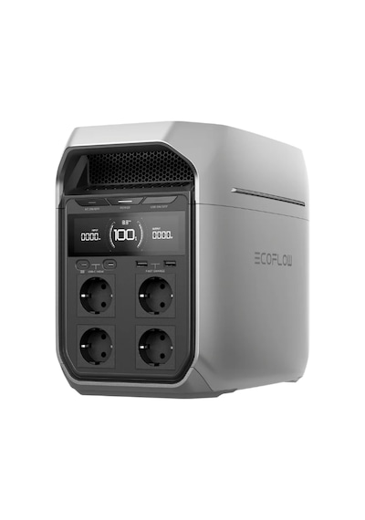 EcoFlow - DELTA 3 Plus Taşınabilir Güç Kaynağı - 1024Wh Kapasite, 4x1800W (X-Boost 2400W) Çıkış
