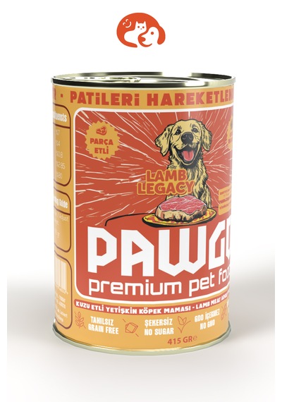 PAWGO Lamb Legacy Kuzu Etli Parça Etli Köpek Mama 12 x 415 G