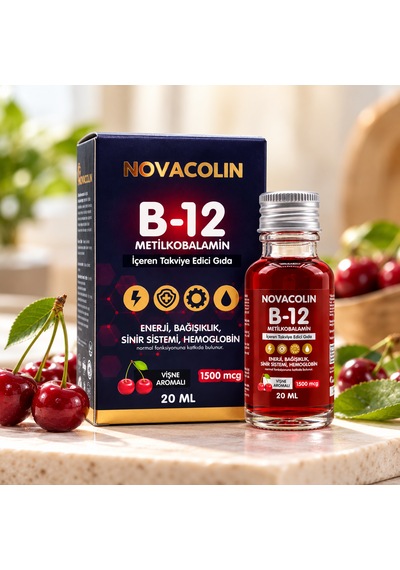Novacolin Vitamin B12 Metilkobalamin Sprey 1500 Mcg 20 Ml