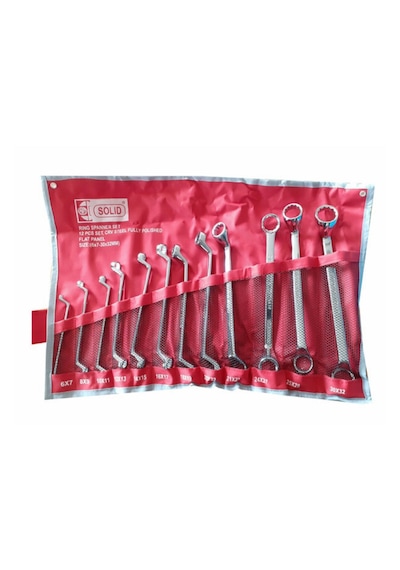 Solid 12 Li Yıldız Anahtar Seti Takım 6x7 İle 30x32
