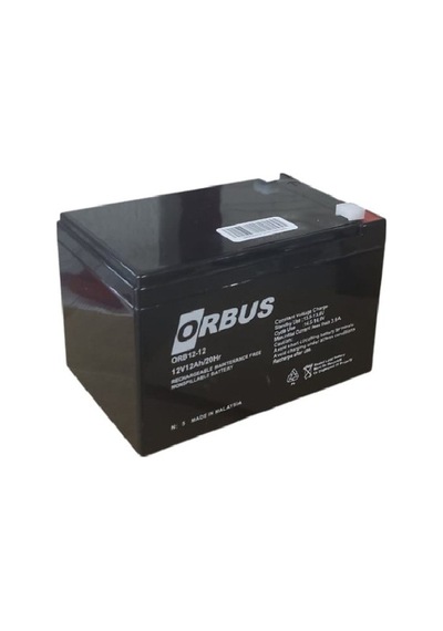 Orbus 4'lü Paket 12volt 12 Amper Agm Akü Ebatlar: 150x97x95mm
