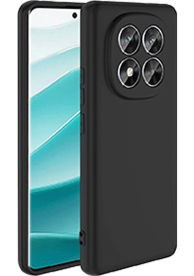 Cosmotex Newface Xiaomi Redmi Note 14 Pro 5g Kılıf Nano İçi Kadife Silikon - Siyah Sıyah