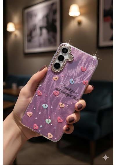Samsung Galaxy S24 Fe Kılıf Aynalı Desenli Figürlü Tasarım Silikon Kapak