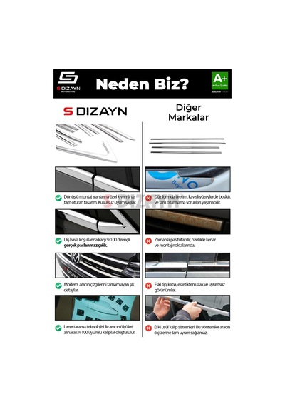 S-dizayn Toyota Proace City Krom Arka Tampon Eşiği 2018 Üzeri A+ Kalite