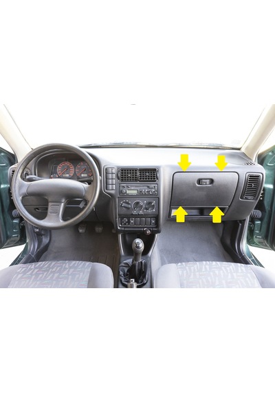 Seat Ibiza Mk2 1993-1998 Uyumlu Torpido Kapağı Siyah / Abs Plastik