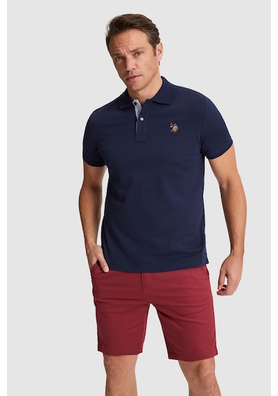 U.s. Polo Assn. Erkek Lacivert Tişört Basic 50324937-vr033