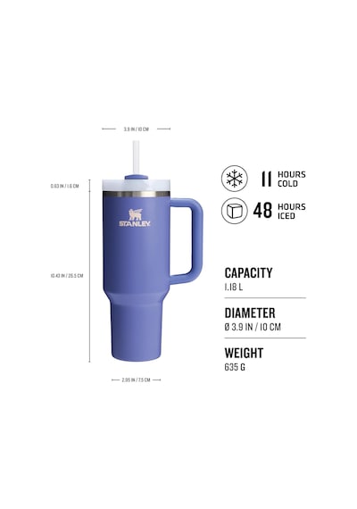 Stanley Quencher Pipetli Termos 1,18 L Mor