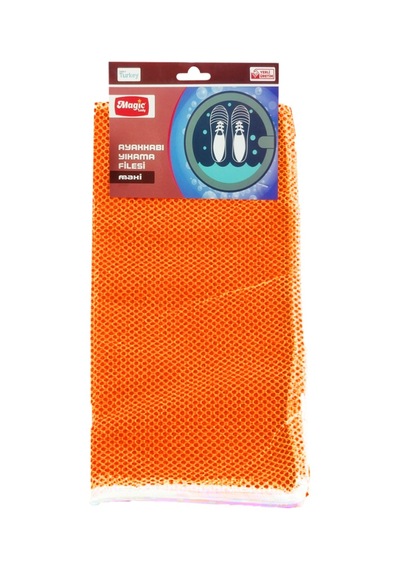 Magic Lady Ayakkabı Yıkama Filesi 40x40 Maxi Turuncu Neon Turuncu