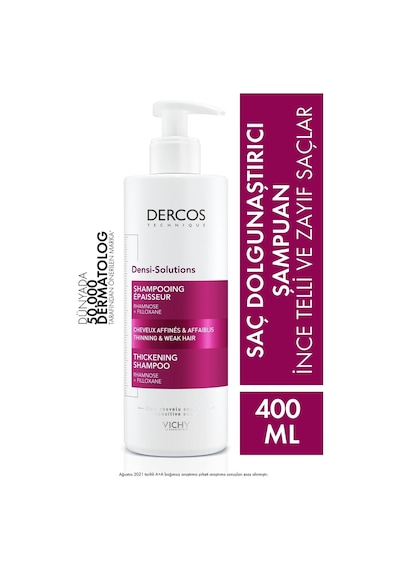 Vichy Dercos Densi Solutions İnce ve Saçlar için Şampuan 400 ML