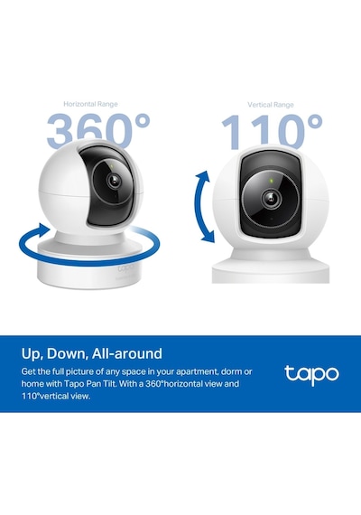 Tp Tapo C222 Ev İçin Pan/tilt Kablosuz Kamera
