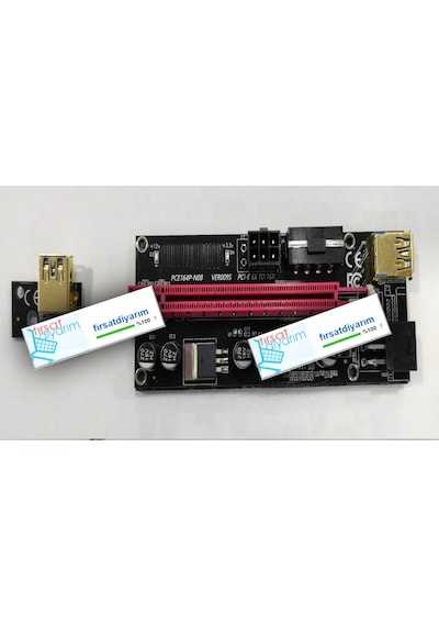 Riser Ver 9 0 PCI E Usb 3 01 1X To 16X PCI E Uzatma Riser Kart