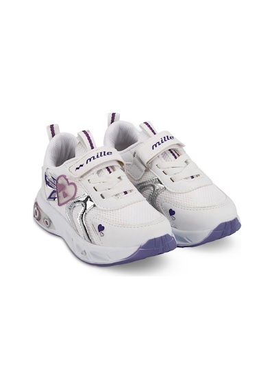 Mille PAOLINO IN Çocuk  Beyaz / Mor Sneaker