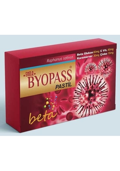 Esela Byopass Kara Mürver Vitamin C Beta Glukanlı Pastil 12 Li Bi