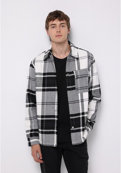 Colin's Colins Comfort Fit Shirt Neck Ekoseli Erkek Siyah Shacket Cl1076730 Q1.v1 Blk Siyah Colin's Colins Comfort Fit Shirt Neck Ekoseli Erkek Siyah Shacket Cl1076730 Q1.v1 Blk Siyah