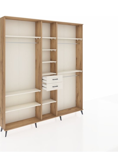 Arges Dolap 10 Raflı 2 Çekmeceli 3 Askılı 220x30x243 Çam-aytaşı/aytaşı Aytası/aytası Arges Dolap 10 Raflı 2 Çekmeceli 3 Askılı 220x30x243 Çam-aytaşı/aytaşı Aytası/aytası