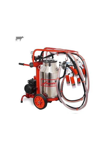 Tamam Ecomini İkili İnek Süt Sağma Makinesi Paslanmaz Güğüm-silikon Kuru -3199