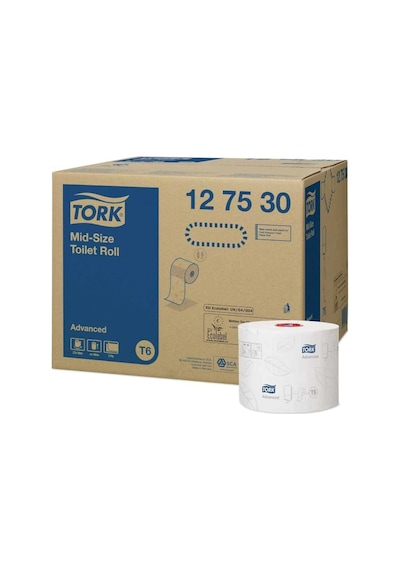 Tork Çift Katlı Advanced Tuvalet Kağıdı 100 M 27 Rulo