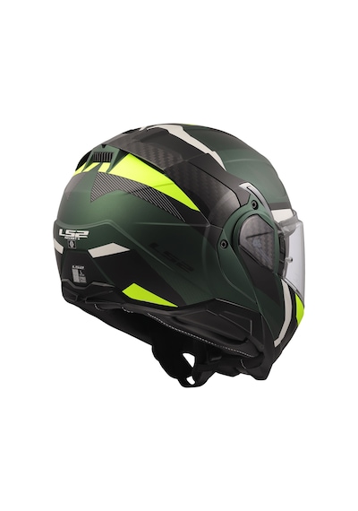 Ls2 Advant 2 Trıple Çene Açılır Kask Mat Neon Sarı - Siyah - Yeşil