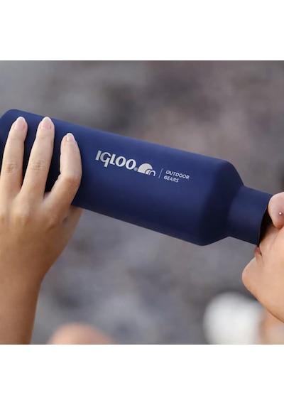 Çelik Mug Termos - Igloo - Pentagon - 750ml - Lacivert - 205792 Çok Renkli