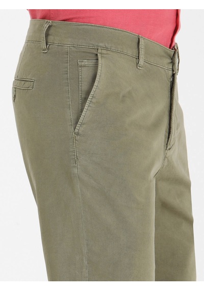 Kip Slim Fit Haki Erkek Şort Brmd 118 001