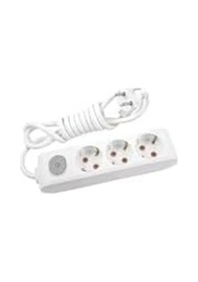 Multi-let 3lü Anahtar-topraklı Kablolu Ç.k 2m Priz