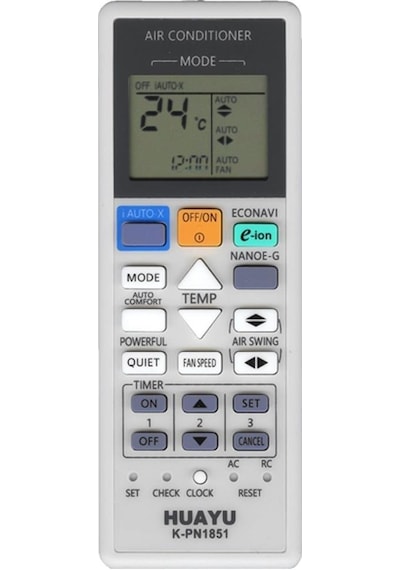 Panasonic Klima Universal Klima Kumandası Huayu K-pn1851 1 Adet