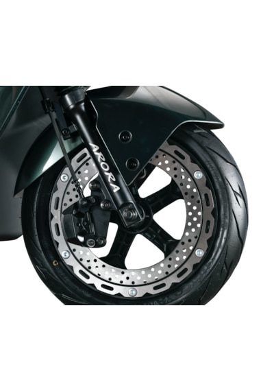 Arora ZR7 Elektrikli Motosiklet Grafen Akülü Gri - Siyah