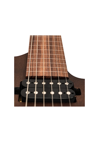 Valler Fts250 Mat Koyu Kahve Okoume Ağacı Hh Perdesiz Elektro Gitar