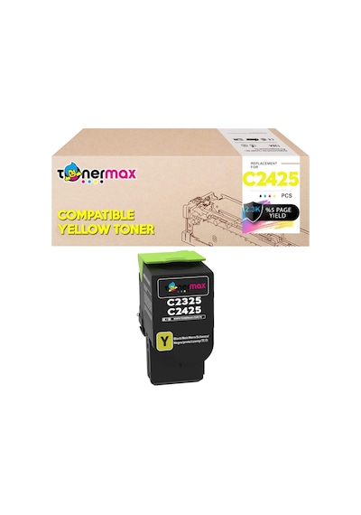 Tonermax Lexmark C2425-c235hy0 Sarı Uyumlu Toner / C2425dw / C2325dw /mc2325adw /mc2425adw /mc2535adwe /mc2640adwe