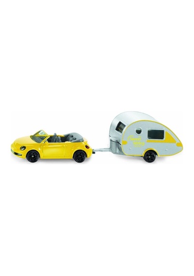 Vw Beetle Ve Karavan Sarı