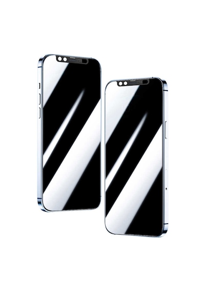Apple Uyumlu   iPhone 11 Secret Temperli Cam Ekran Koruyucu Siyah