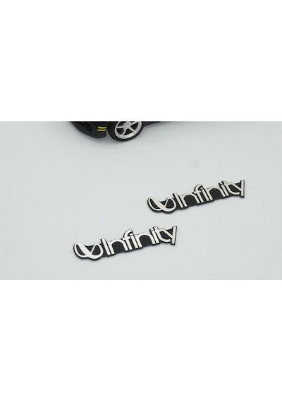 Infinity Hoparlör Krom Metal 3M Logo Amblem 2 Li Set (503744962)