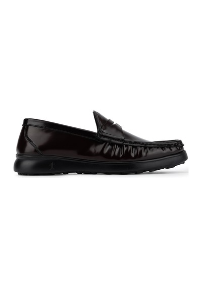 Tamer Tanca Erkek Hakiki Deri Bordo Loafer Ayakkabı 886 2865 Erk Ayk Sk26-27 Bordo Acma
