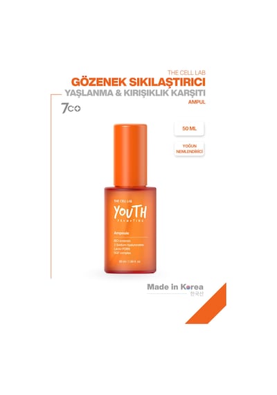 Gözenek Sıkılaştırıcı Yoğun Nemlendirici Yaşlanma Ve Kırışıklık Karşıtı Ampul Lacto-pdrn 50ml
