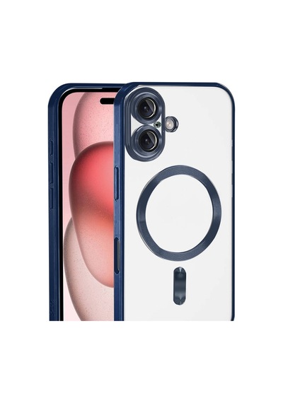Apple iPhone Uyumlu,  17 Kross Magneticsafe Kapak - Lacivert
