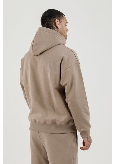 Airlife Bolder Fz.7 Kanguru Cepli Erkek Kapüşonlu Sweatshirt Kahverengi
