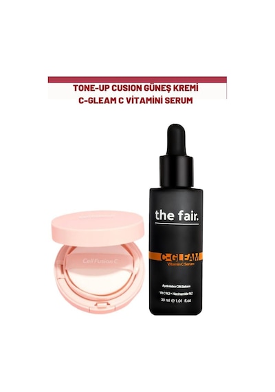 Cell Fusion C Enklendirici Kompakt Güneş Kremi 13 G + The Fair C-Gleam Vitamin C Serum 30 ML