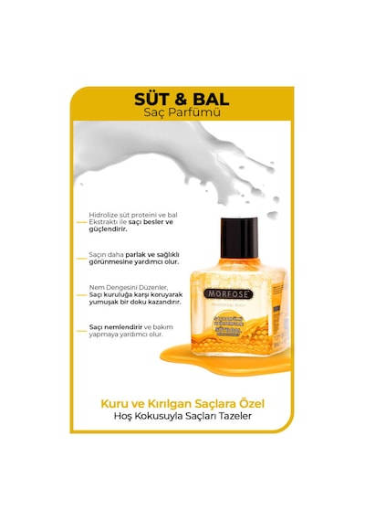 Saç Parfümü Süt Bal 100ml