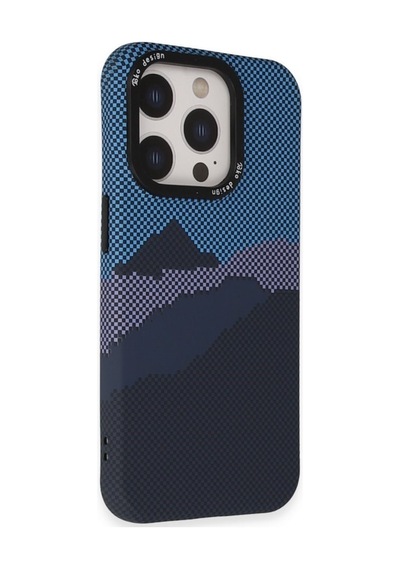 Apple Uyumlu iPhone 15 Pro Kamera Korumalı Premium Bufo Kılıf Koyu Mavi