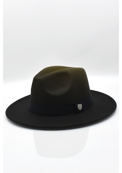 Külah Erkek Multicolor Fötr Şapka Haki Panama Hat-Haki-Standart