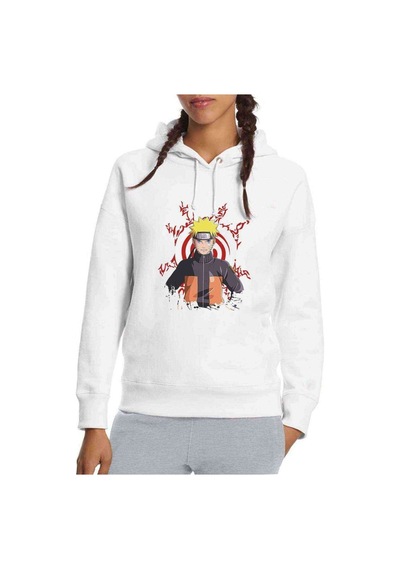 Anime Narutotokyo Ghoul Kaneki Manga Baskılı Beyaz Kadın Kapşonl